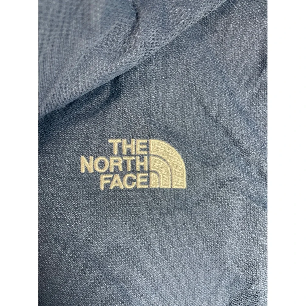 The North Face DryVent Hooded Jacket Mens M Blue Windbreaker Full Zip